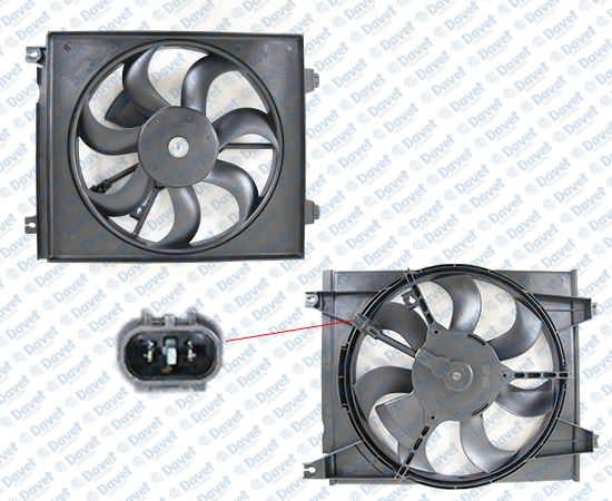 SWAPP 86552 Fan Motoru Davlumbazli Klima Tekli Kia Cerato 1.6i - 1.5 Crdi - 1.6 Crdi 04>12  ####